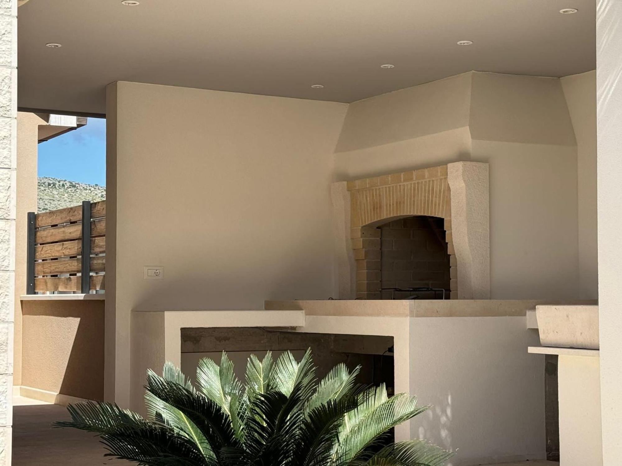 Villa Tm With Private Heated Pool, Poolhouse & Private Garage Milna  Exterior foto